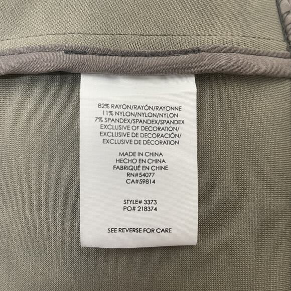 Cabi Blazer Womens 4 Leopard Animal Print Stretch Jacket Chic Style 3373 - Picture 11 of 15